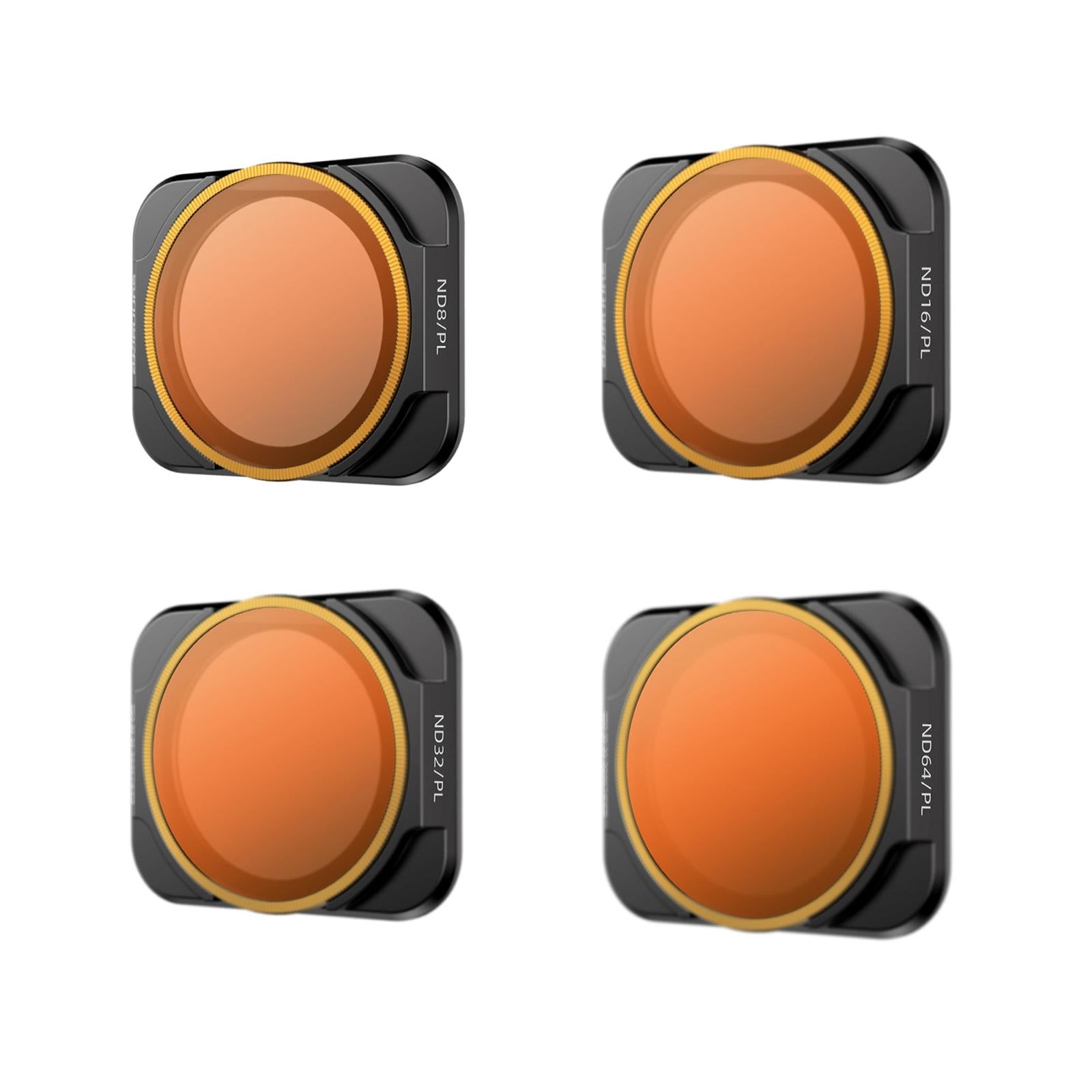 4-in-1 Nd Lens Filters for Dji Air 2s - Nd8pl Nd16pl Nd32pl Nd64pl 3