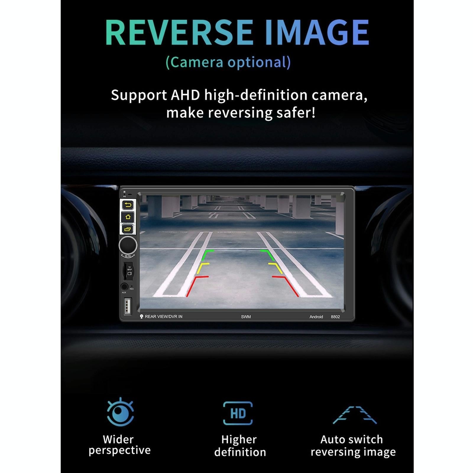 7 Inch Car Android Player Gps Navigation Bluetooth Fm Radio Carplay Mirror Link Wifi Steering Wheel Control 10