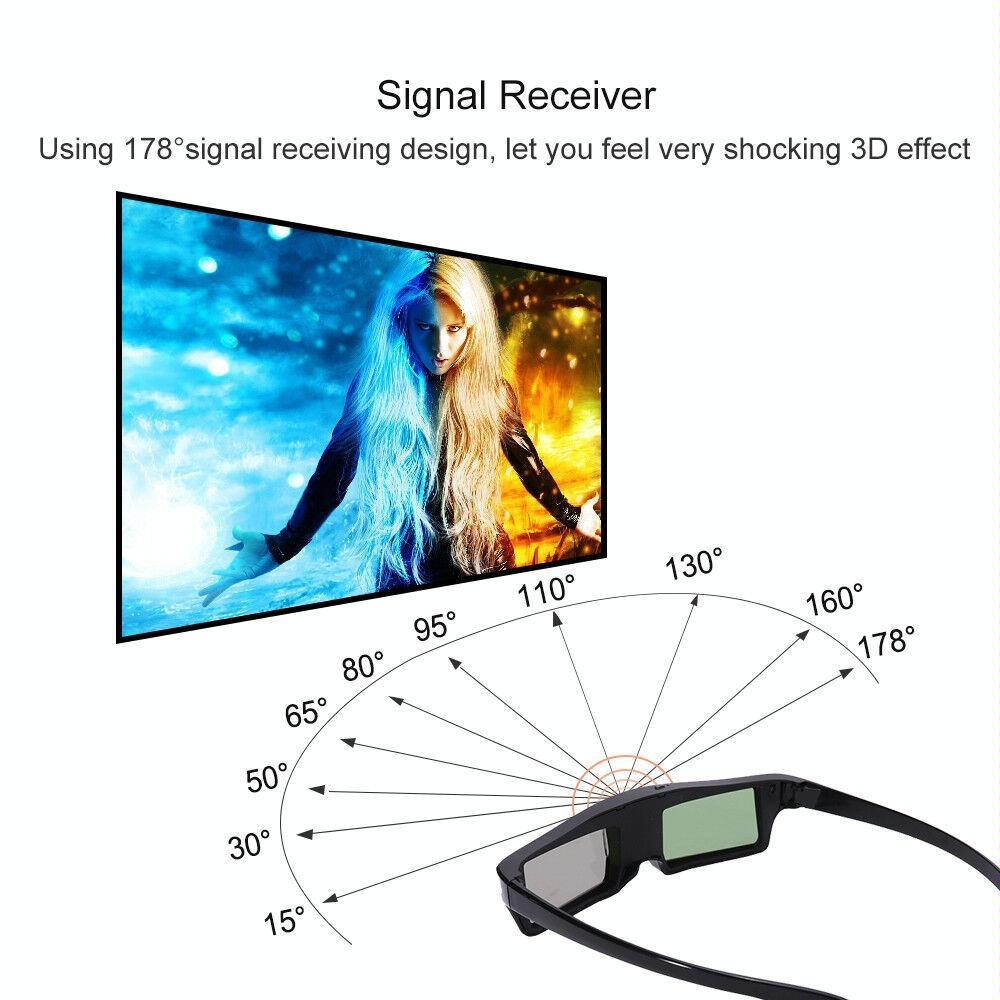 3d Active Glasses for Projectors - Universal 6