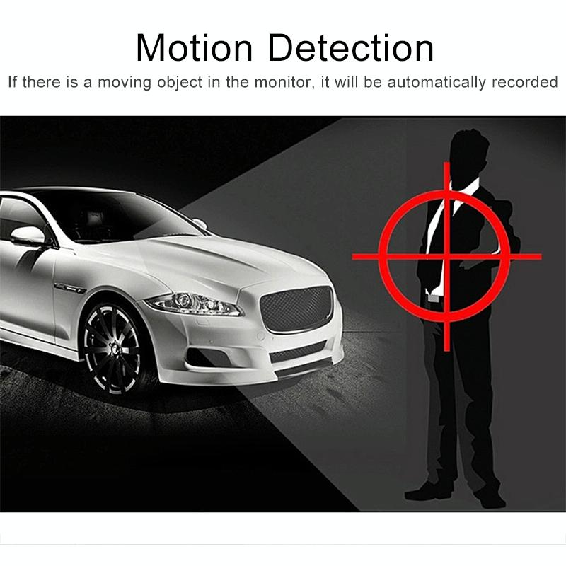 Smart Car Dual Lens Video Camera - Full Hd 1080p Motion Detection Tf Card Support 4