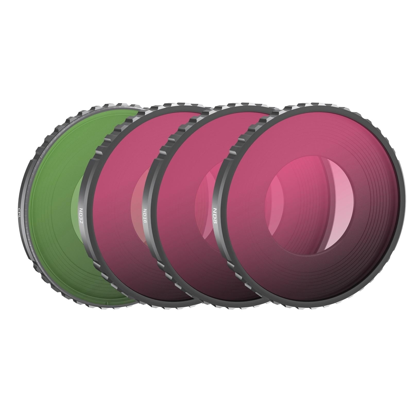 4-in-1 Lens Filter Set for Dji Action 4 - Nd8 Nd16 Nd32 Cpl 3