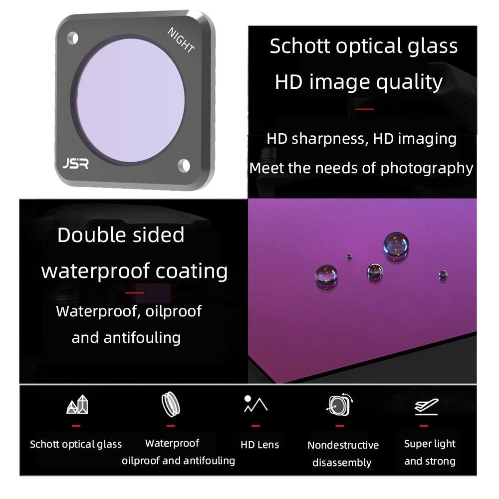 8-in-1 Action Camera Filters for Dji Action 2 - Cs Style 4