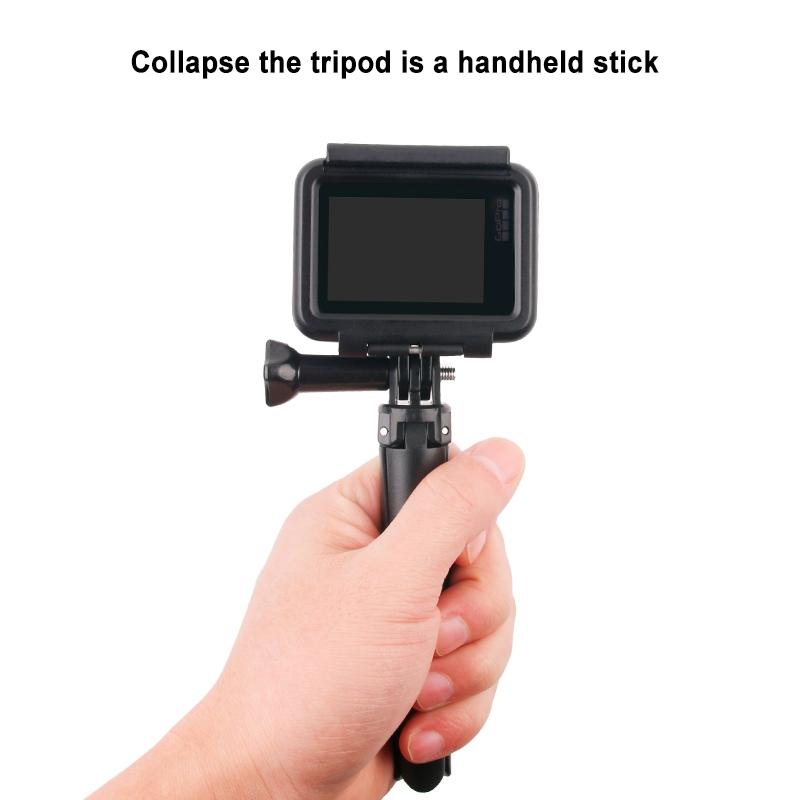 Universal Tripod Bracket for Action Cameras and Phones 4-6.8 Inches 8