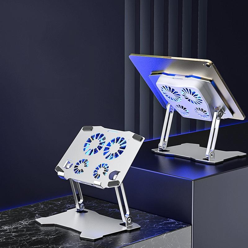 Aluminum Laptop Cooling Stand with 4 Fans 3