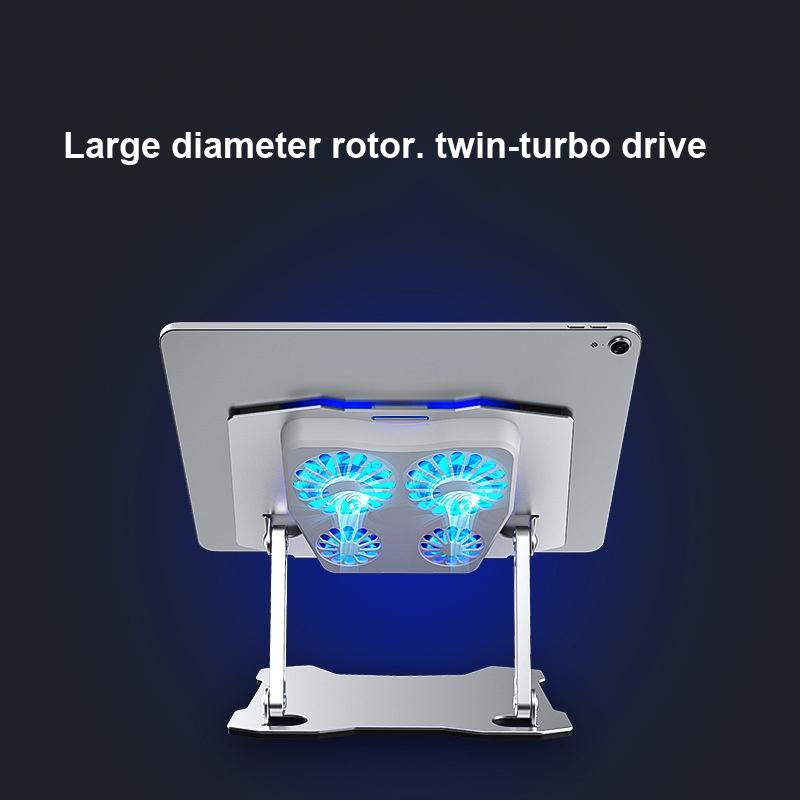 Aluminum Laptop Cooling Stand with 4 Fans 4