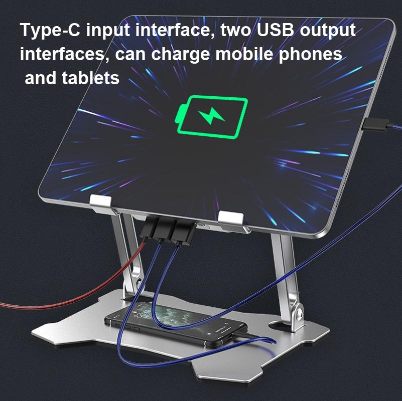 Aluminum Laptop Cooling Stand with 4 Fans 6