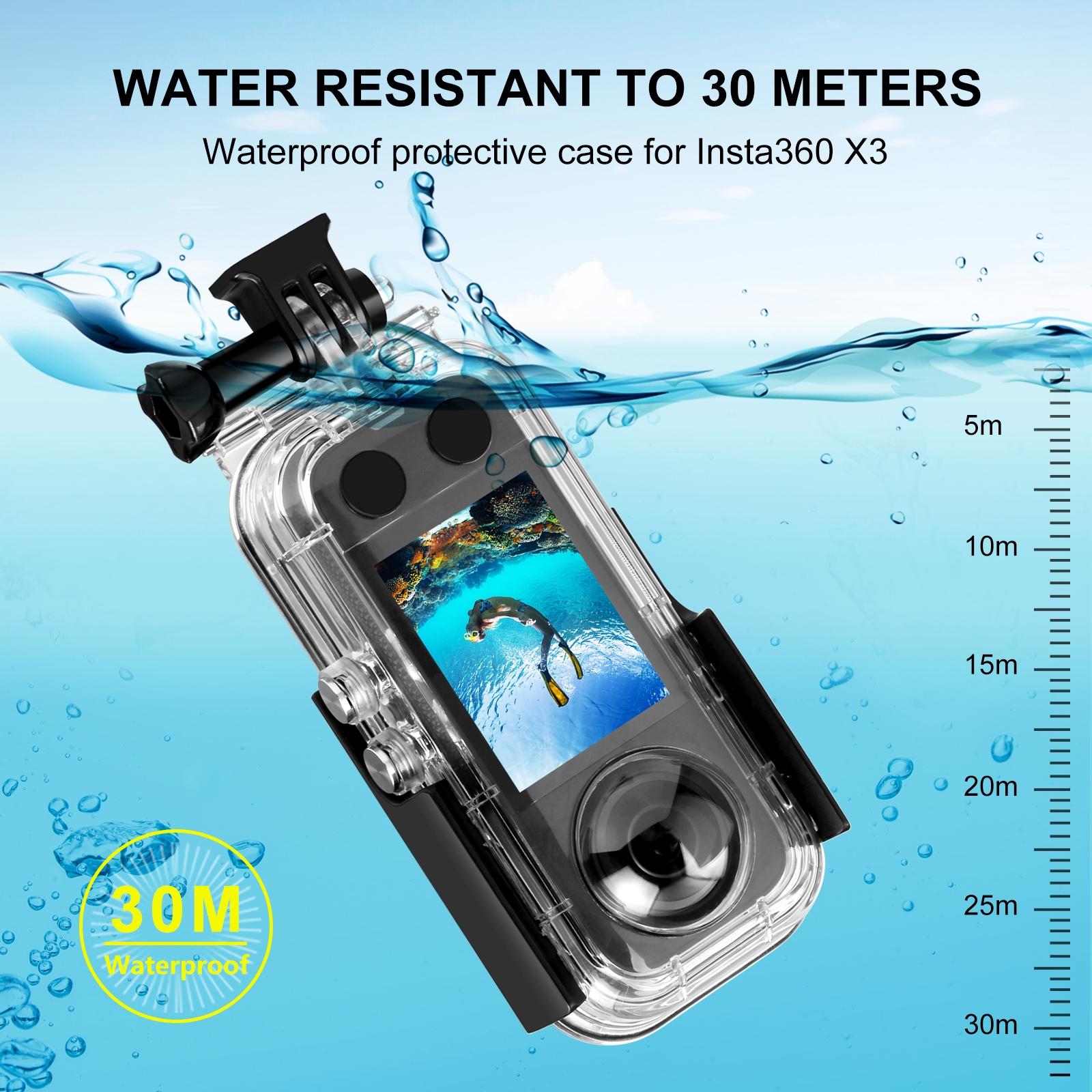 Waterproof Housing for Insta360 X3 - 30m Depth 5