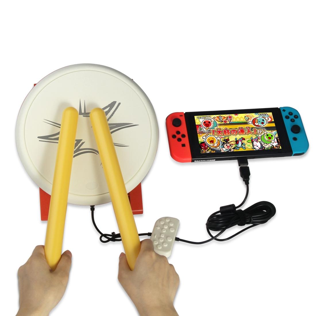 Drum Sticks Controller Kit for Nintendo Switch - Compact and Versatile 8