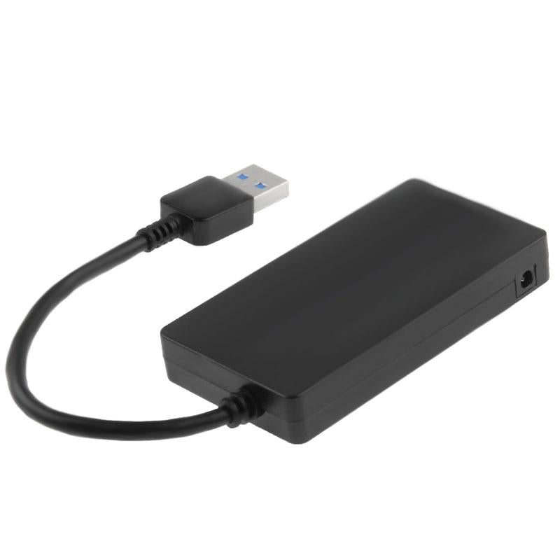 4-Port Usb 3.0 Hub Portable High-Speed Led Hot-Swap 3