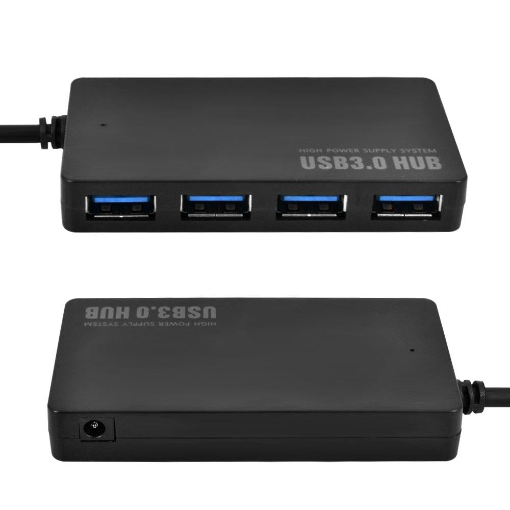 4-Port Usb 3.0 Hub Portable High-Speed Led Hot-Swap 4