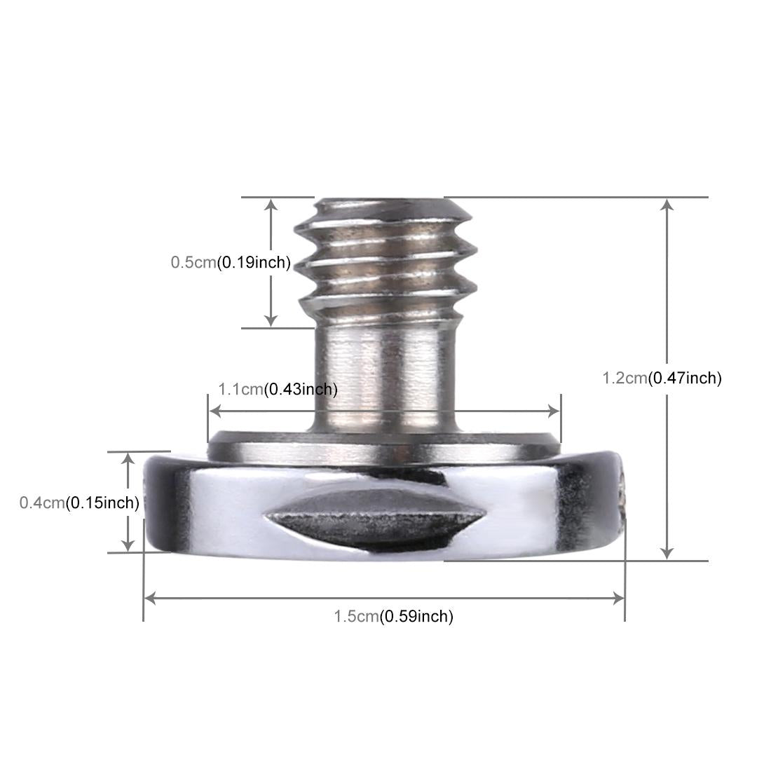 Quick Release Tripod Mount with 1 / 4 Male Screw and c Ring 4