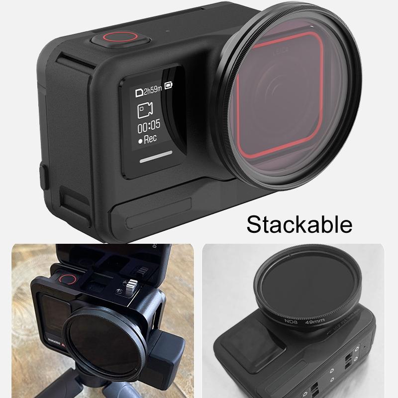 Metal Protective Frame for Insta360 Ace Pro with Filter Support 7