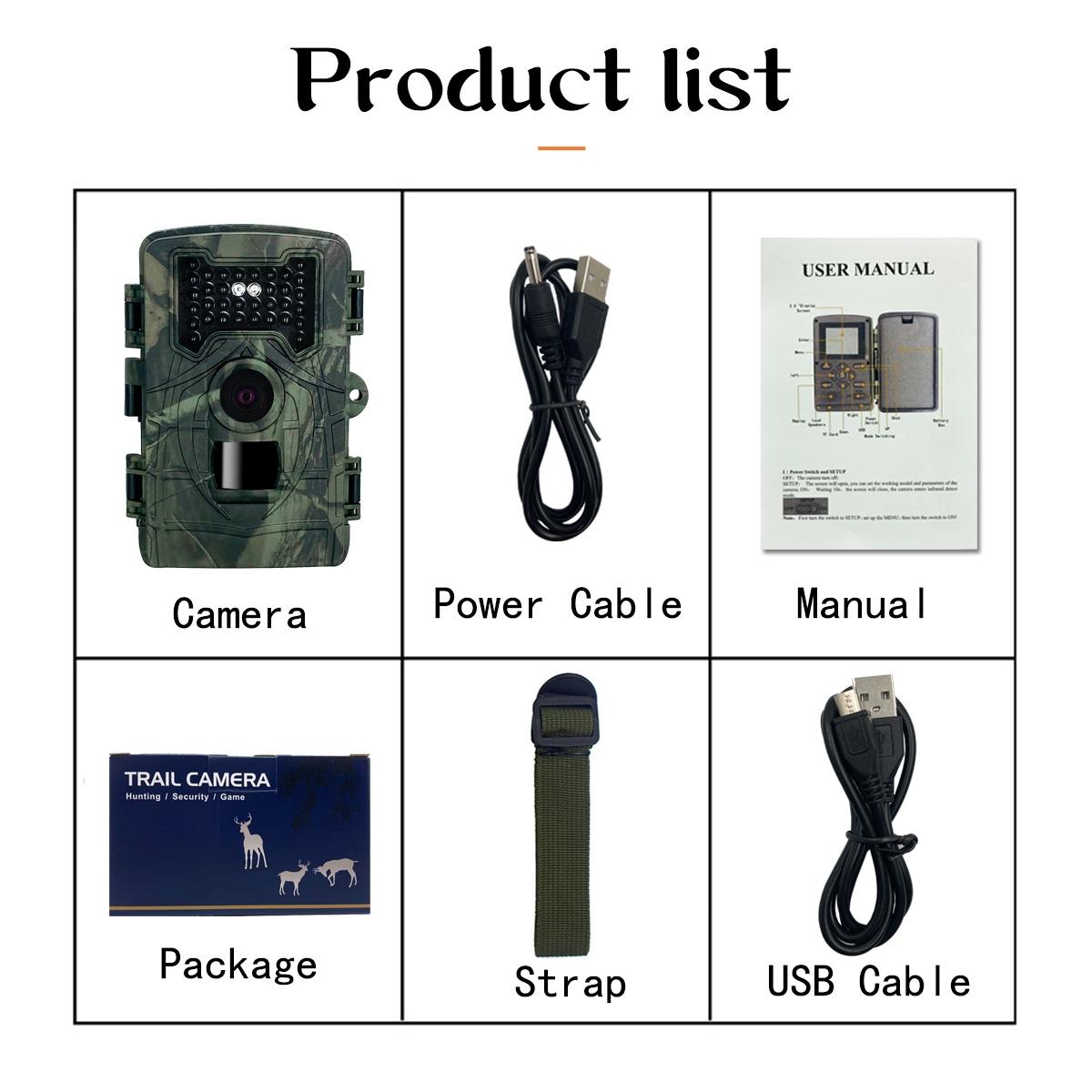 2 Lcd Infrared Night Vision Trail Camera For Wildlife Hunting 3