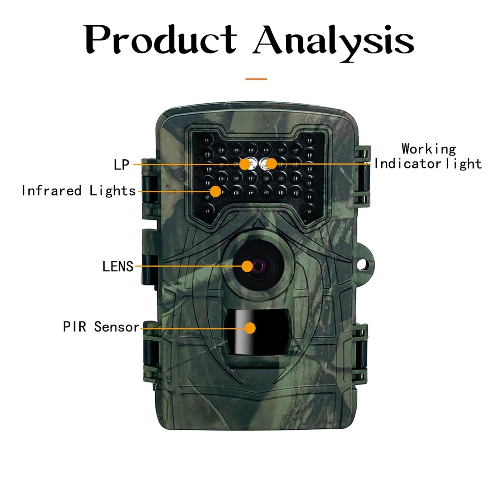 2 Lcd Infrared Night Vision Trail Camera For Wildlife Hunting 4