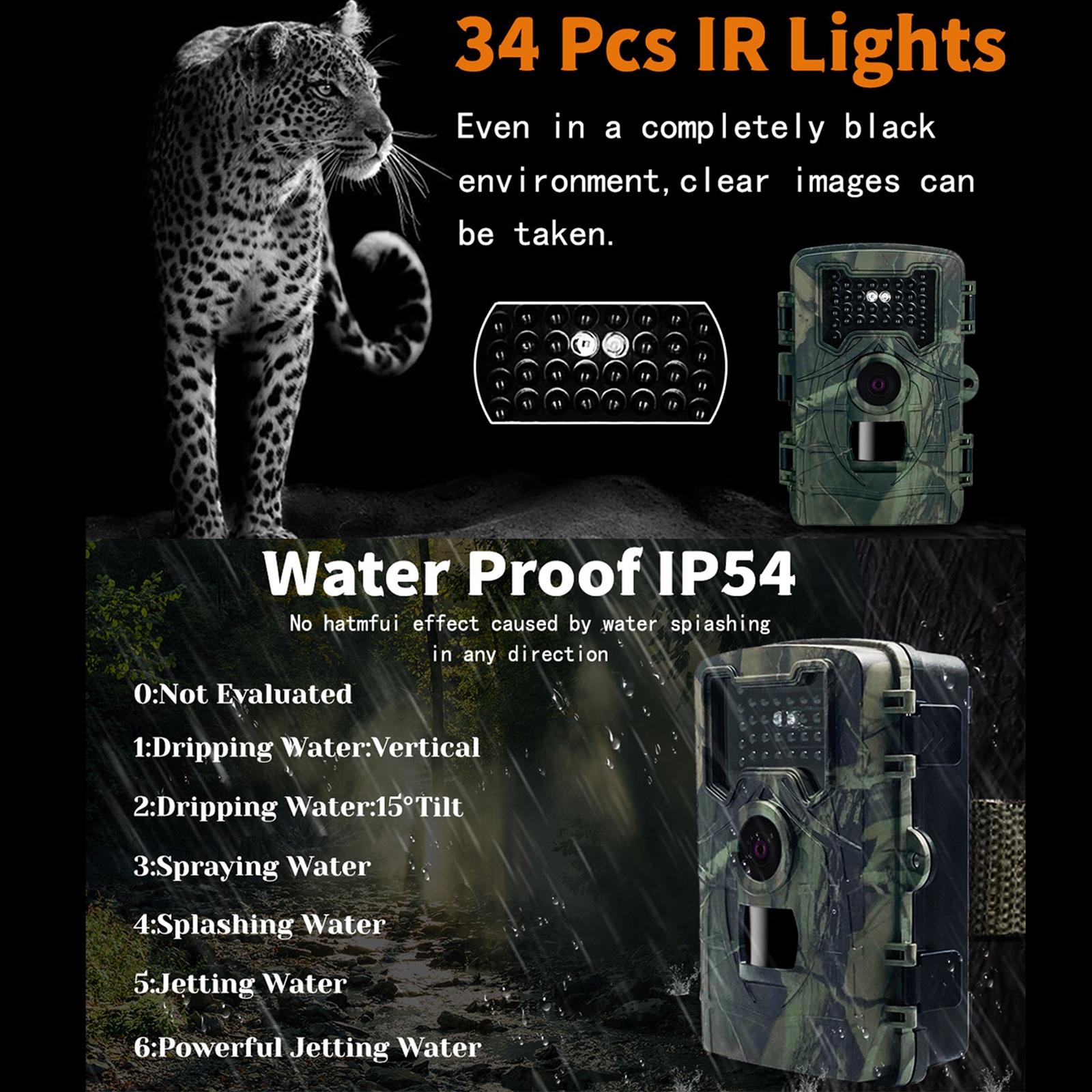 2 Lcd Infrared Night Vision Trail Camera For Wildlife Hunting 7