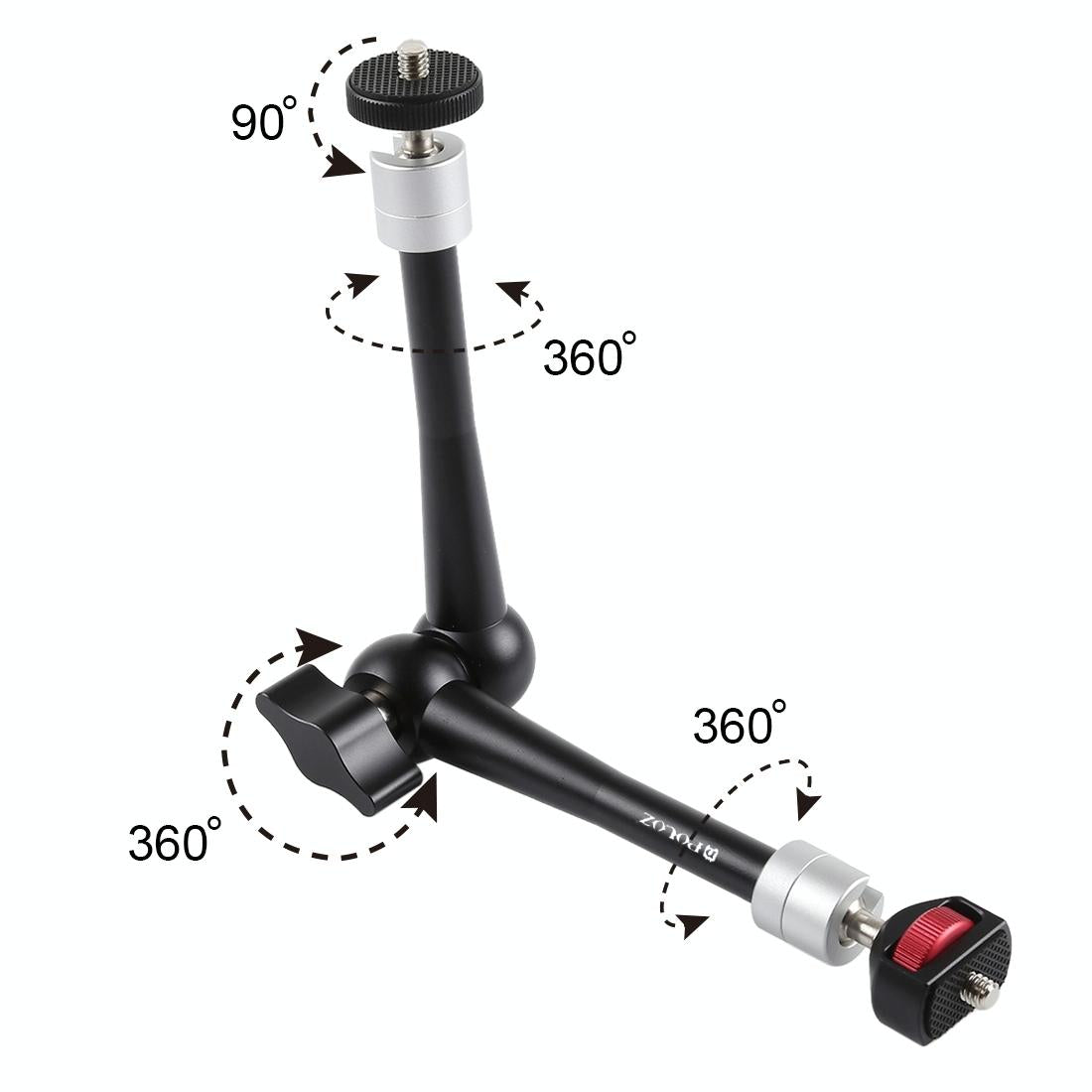 Adjustable Articulating Magic Arm - 11 Inch Aluminum Alloy 6