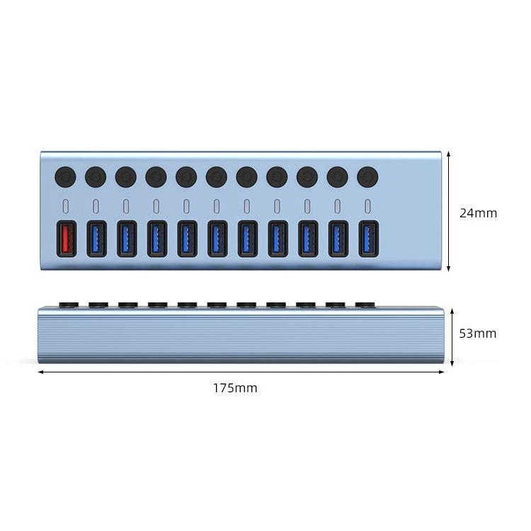 11-In-1 Usb 3.0 Hub With Switch & Power Supply 3