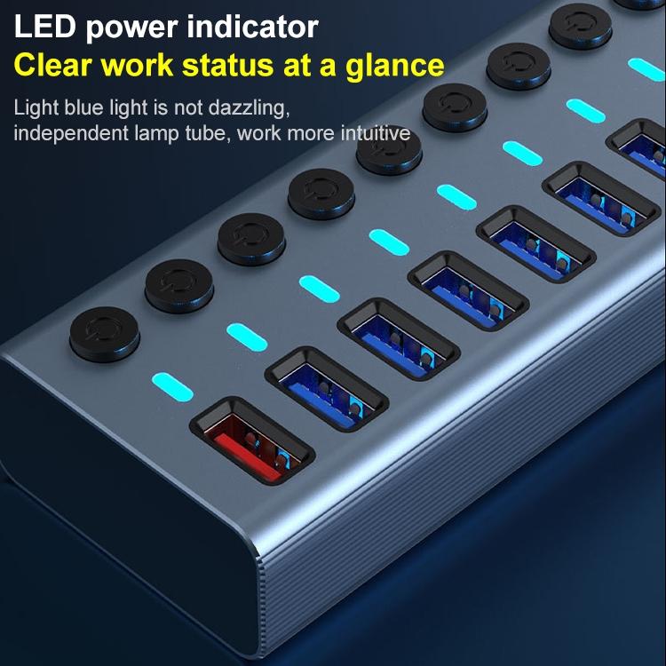 11-In-1 Usb 3.0 Hub With Switch & Power Supply 7
