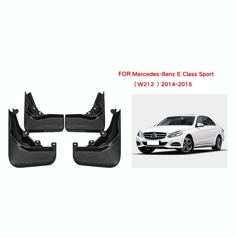 For Mercedes-Benz E-Class Sport 2014-2015 4Pcs / Set Car Auto Soft Plastic Splash Flaps Fender Guard 3