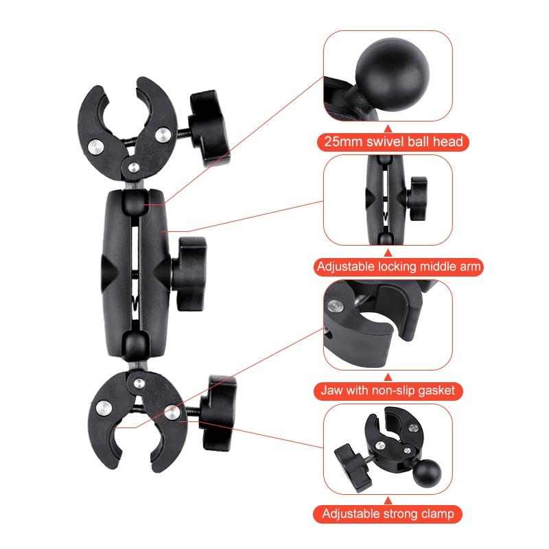 Universal Motorcycle Handlebar Mount 4