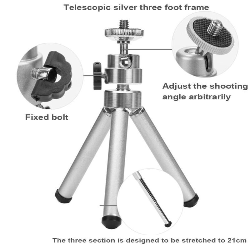 Compact Telescopic Tripod for Dslr and Action Cameras 5