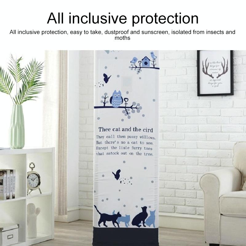 Vertical Cabinet Air Conditioning Cover - All-inclusive Fabric - 170x50x30cm - Sailboat Design 7