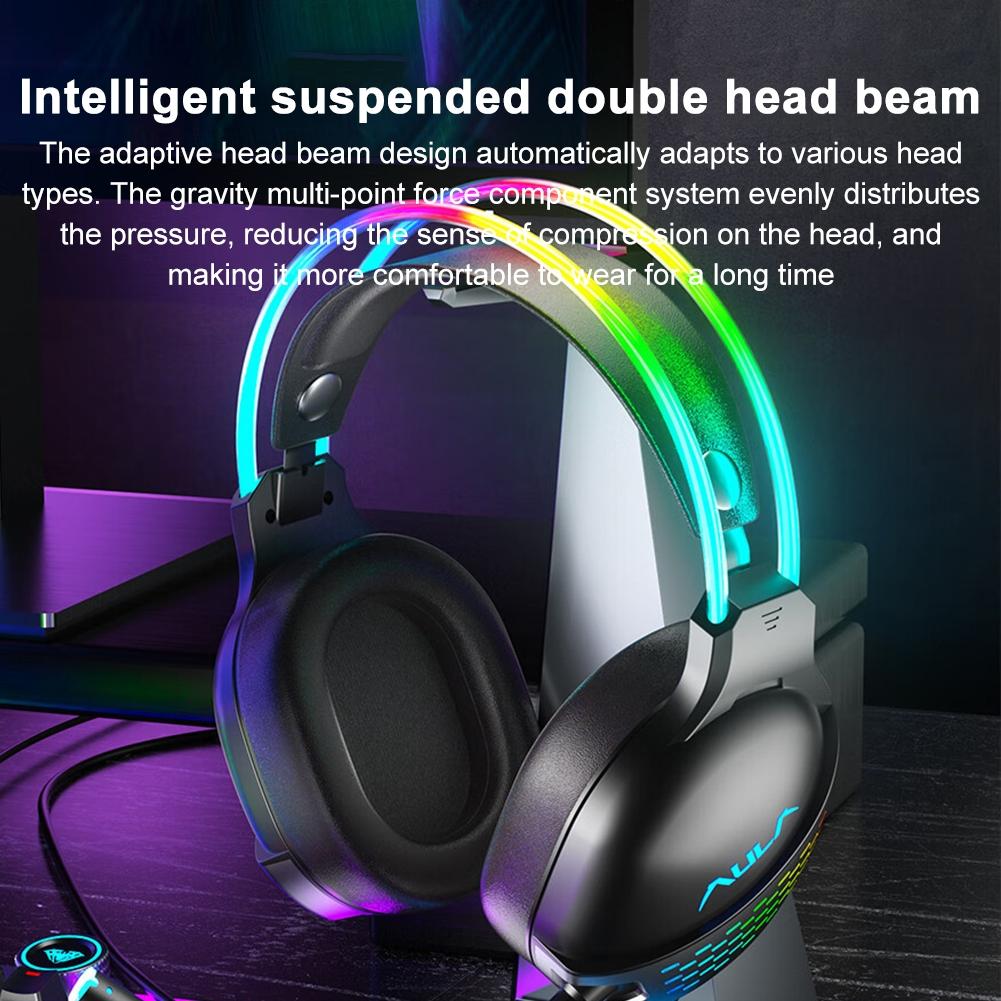 Rgb Gaming Headset With Wired Connection 6