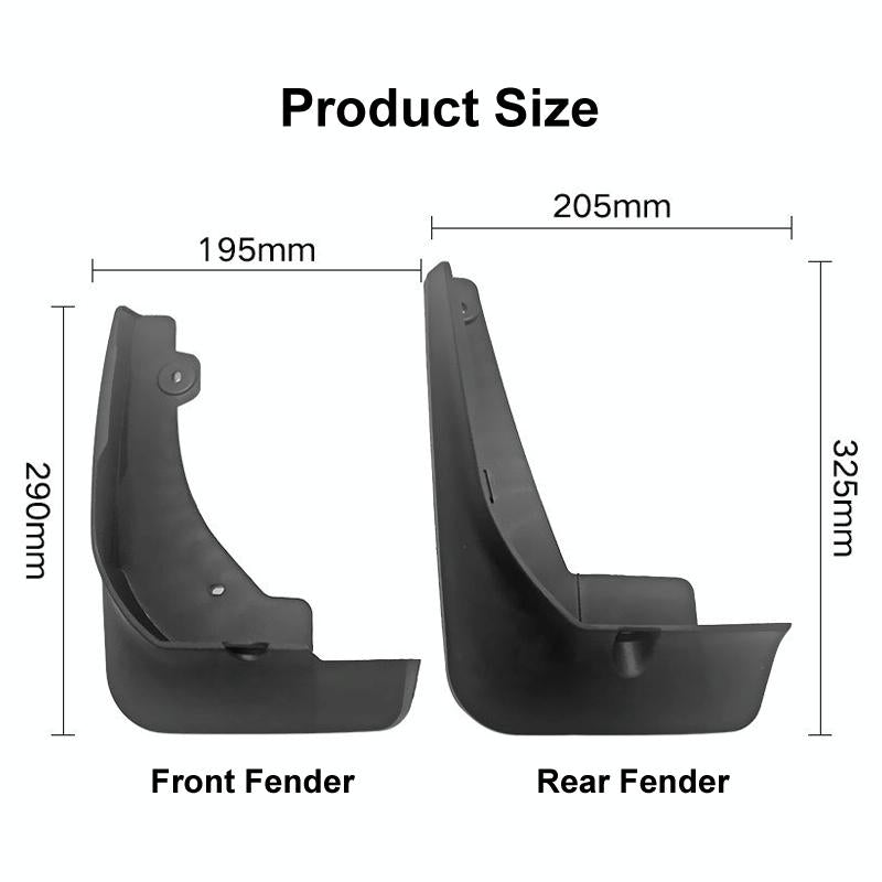 For Toyota Corolla Cross 2020 4Pcs / Set Car Auto Soft Plastic Splash Flaps Fender Guard 4