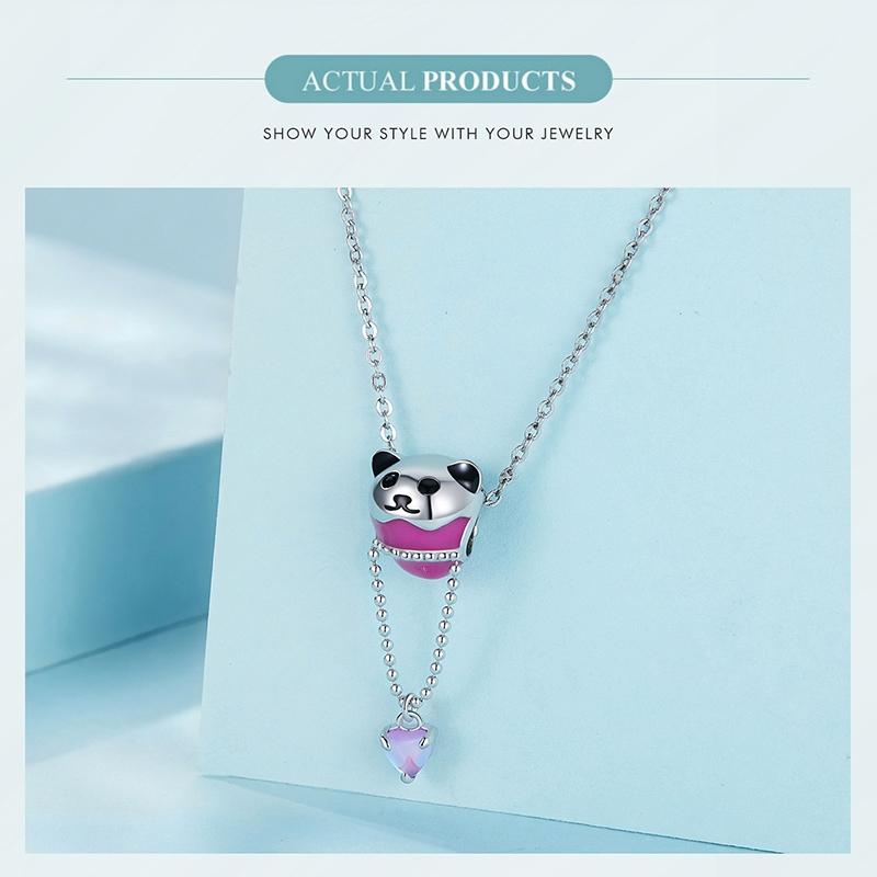 925 Sterling Silver Adorable Hot Air Balloon Bracelet Charm 5