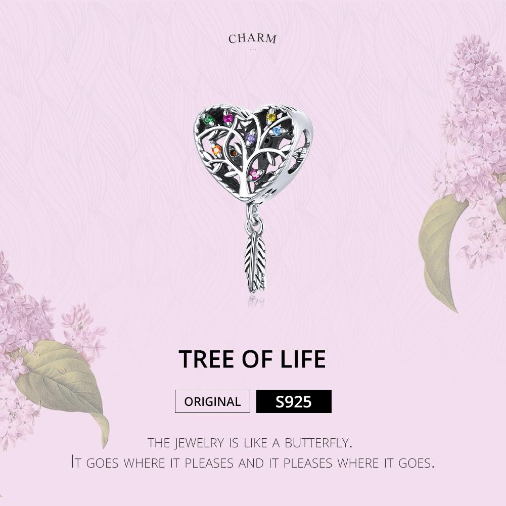 925 Sterling Silver Tree Of Life Beads For Diy Bracelets & Necklaces 4