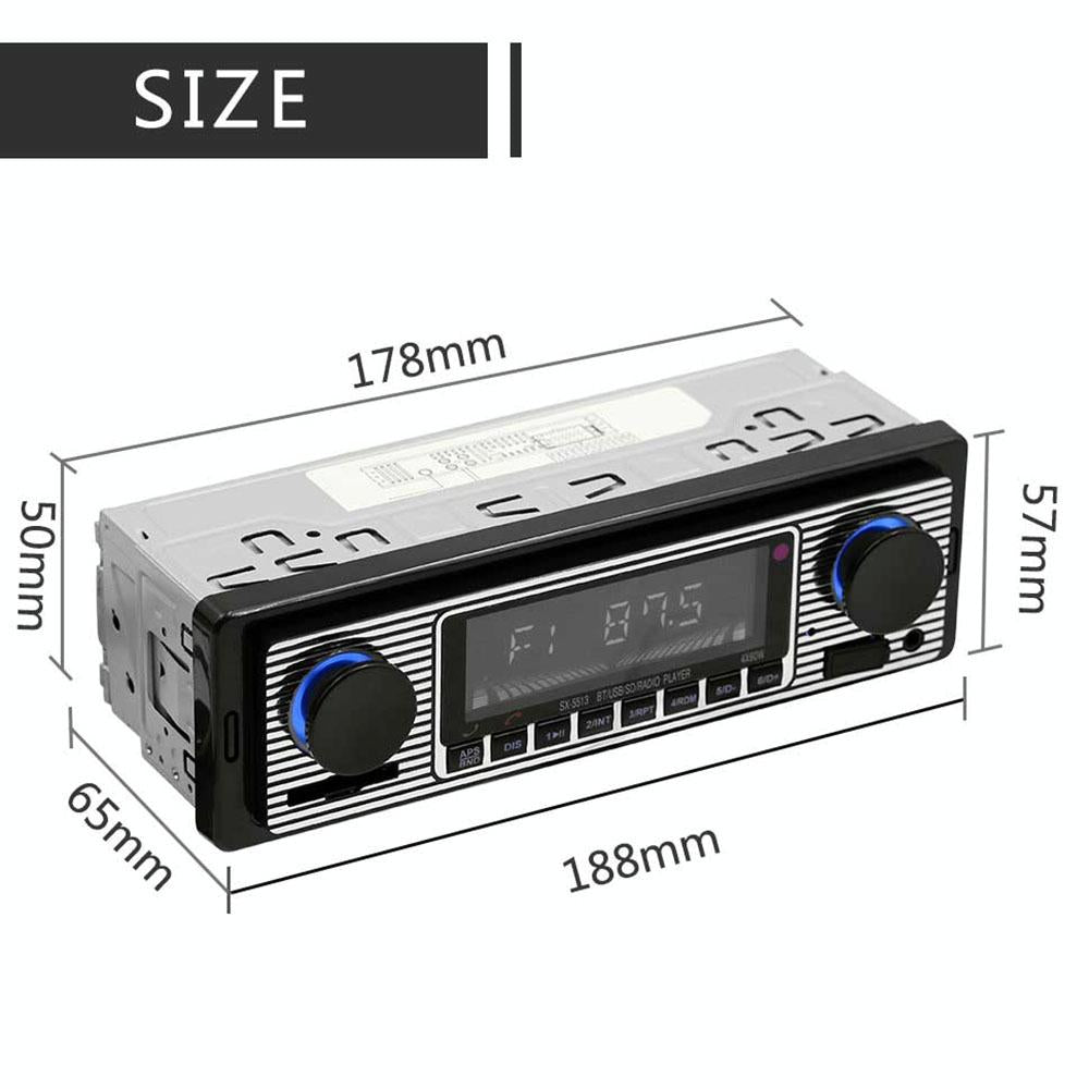 12V Car Mp3 Player With Bluetooth Fm Tf U Disk - Sx-5513 3