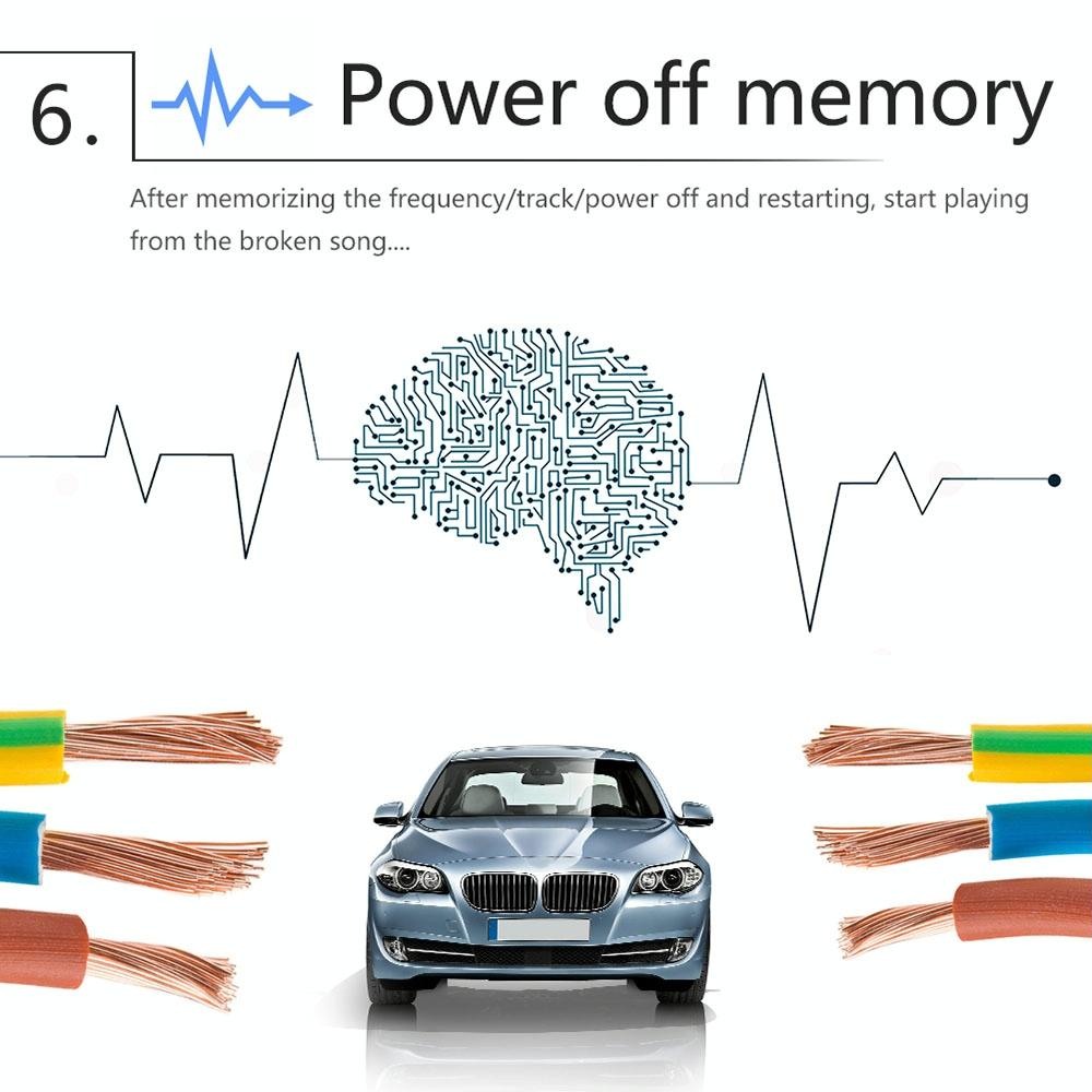 12V Car Mp3 Player With Bluetooth Fm Tf U Disk - Sx-5513 4