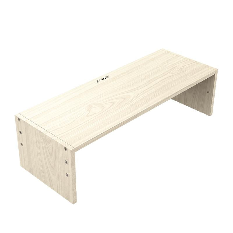 Natural Wood Monitor Stand - Compact Design 5