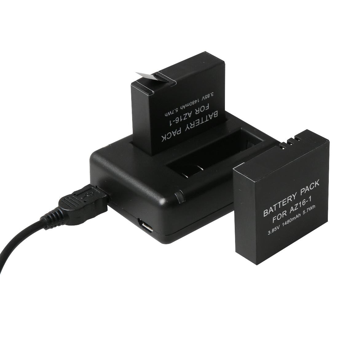 Usb Dual Battery Charger for Xiaomi Xiaoyi Ii 4k Camera 6