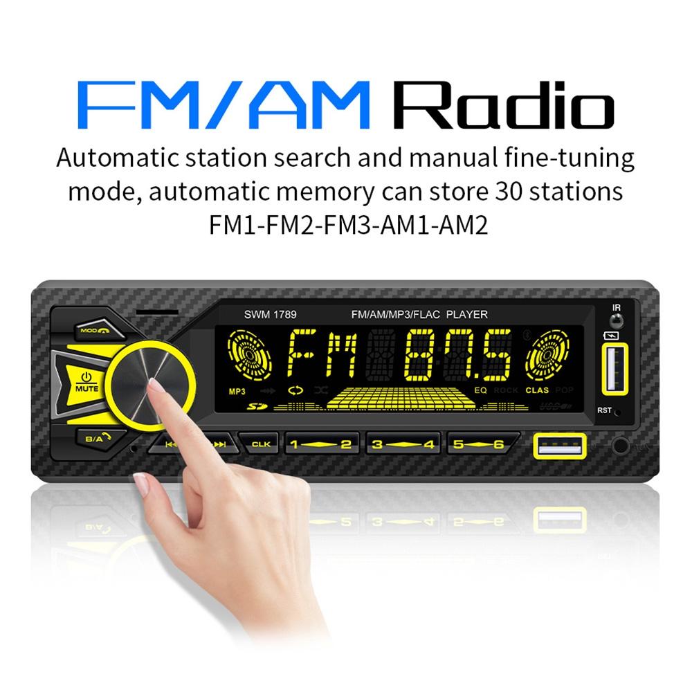 Bluetooth Car Radio Receiver With Remote Control - Mp3 Player 5.1 7