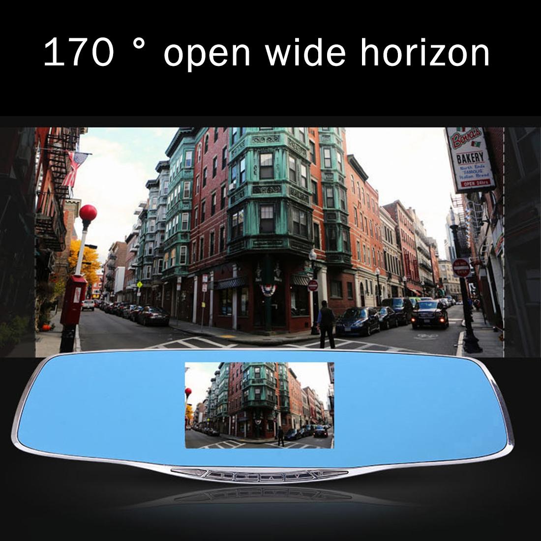 4.3 Hd 1080p Rearview Mirror Vehicle Dvr with Screen Display 15