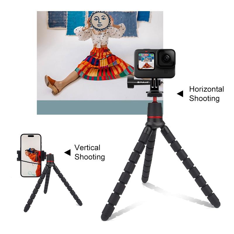 Flexible Mini Octopus Tripod with Remote for Slr Gopro Cellphone 7