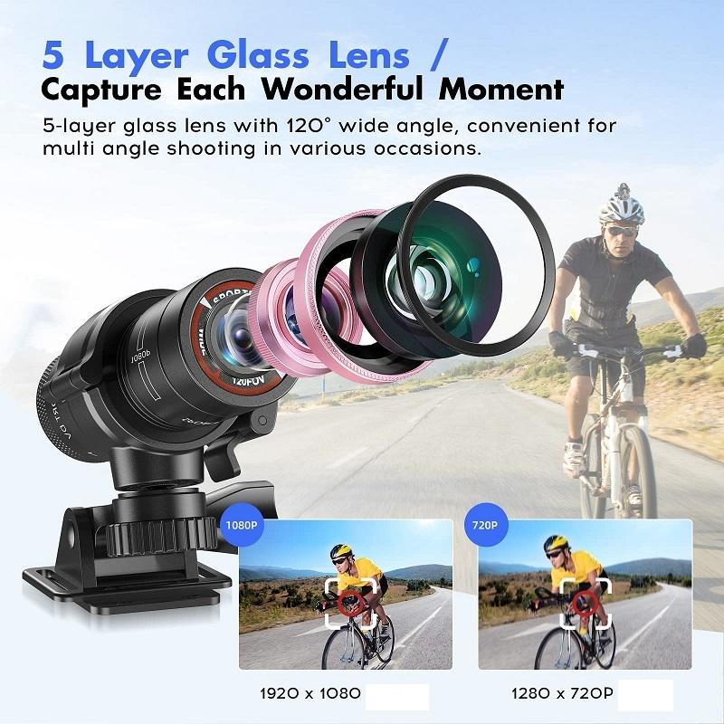Hd Action Camera for Outdoor Activities - Helmet Mount 4
