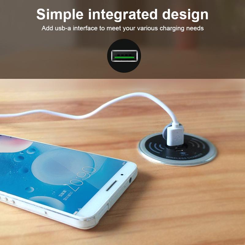 Wireless Charger With Pd+Usb Interface 1.2M Cable 4