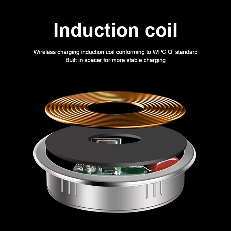 Wireless Charger With Pd+Usb Interface 1.2M Cable 12