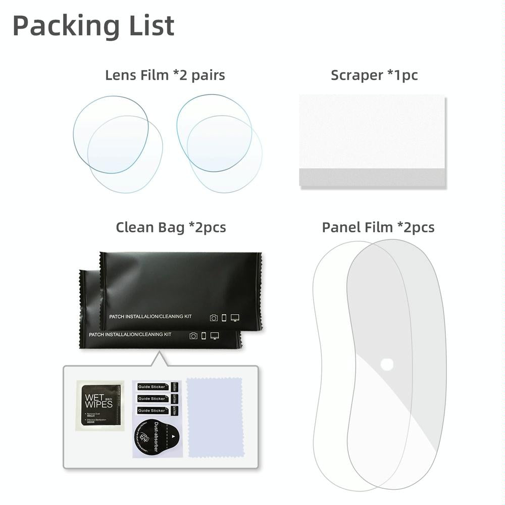 Pico 4 Vr Lens Panel Film Set - 2 Pairs 3