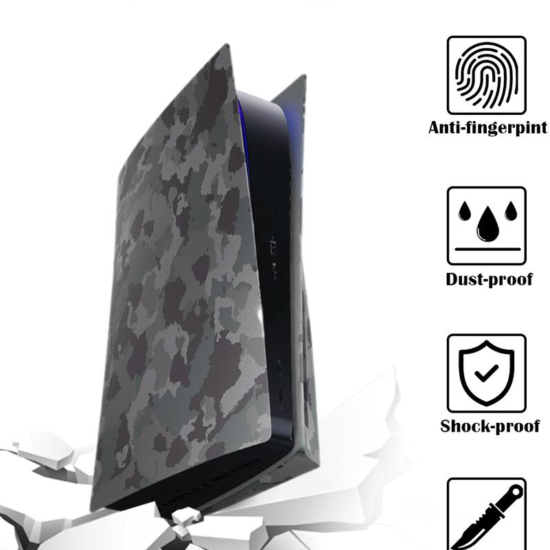 Camouflage Shell Protective Cover for Ps5 Cd-rom Console 4