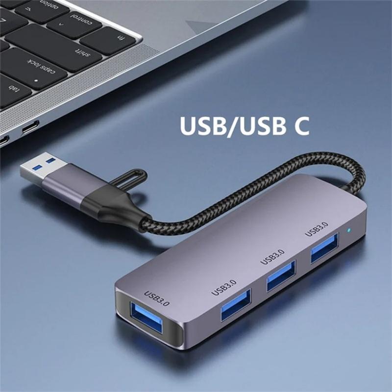 Usb + Type-C 3.0 Converter Hub For Laptop / Tablet 3
