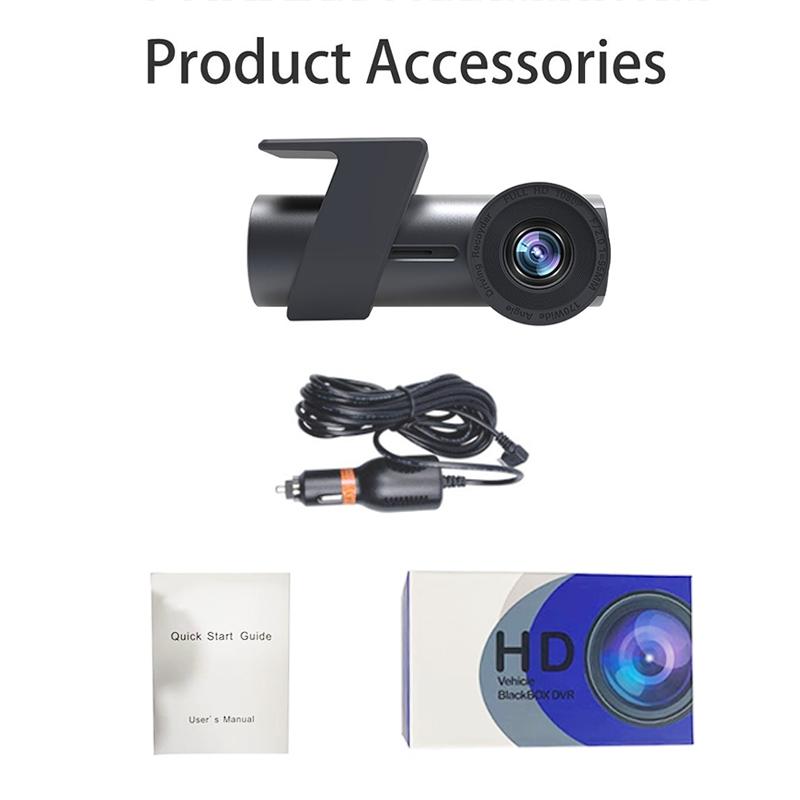 360 Degree Hidden Car Wifi Driving Recorder with Single Camera 8