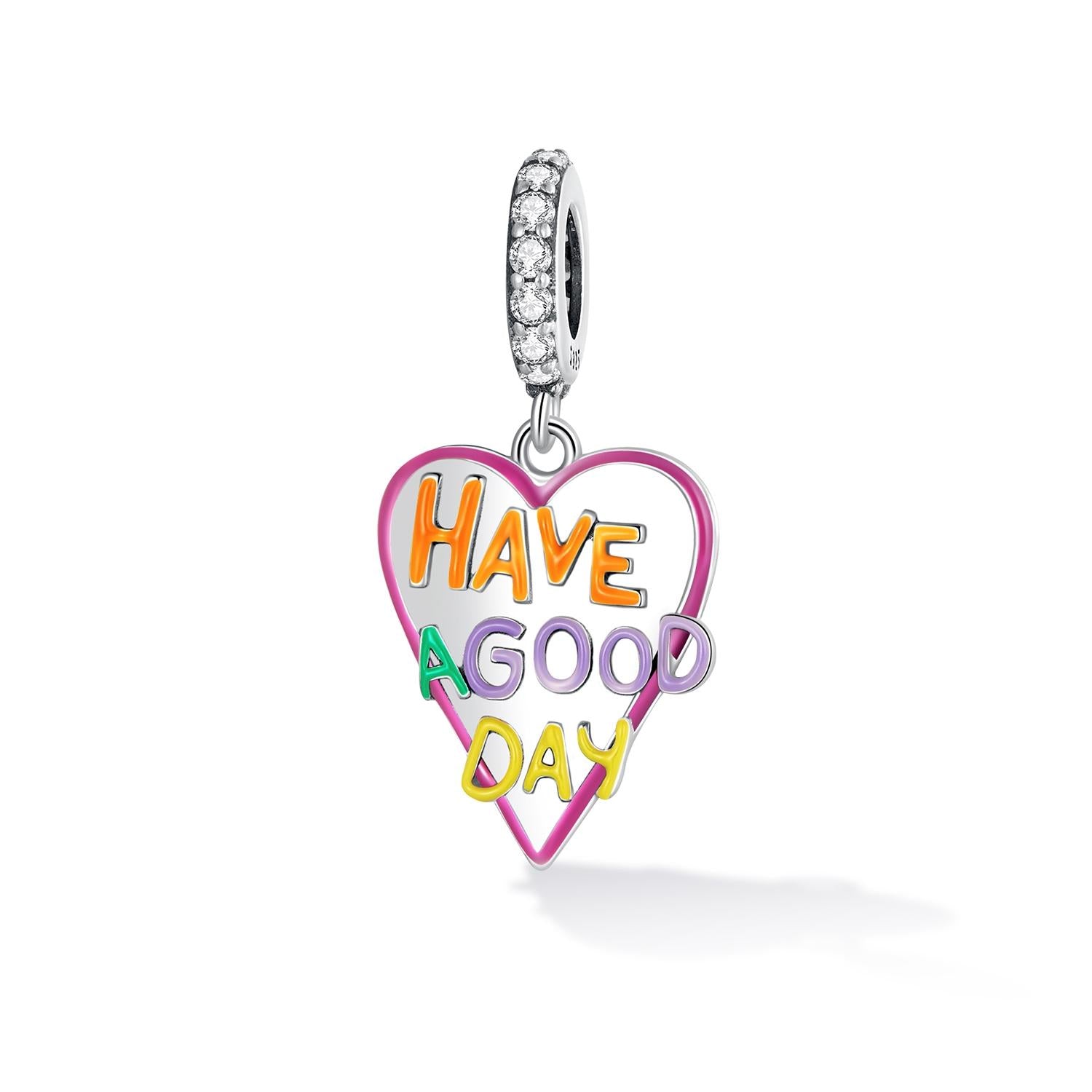 925 Sterling Silver Diy Heart Pendant For Bracelet Or Necklace 3