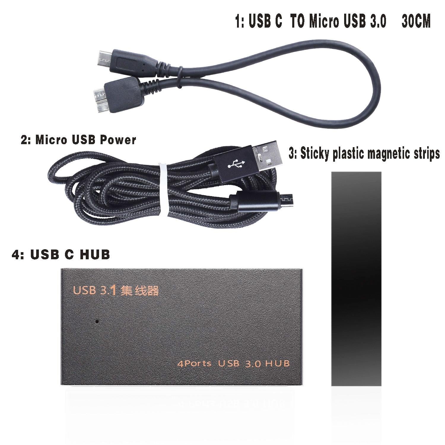 4-In-1 Usb 3.0 Multi-Function Hub Converter 6