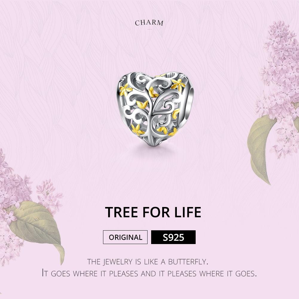 925 Sterling Silver Tree Of Life Beads For Diy Bracelets 4