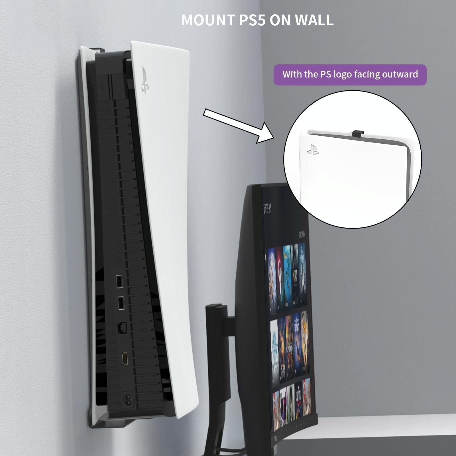 Wall Bracket Storage Hook For Ps5 Game Console 5