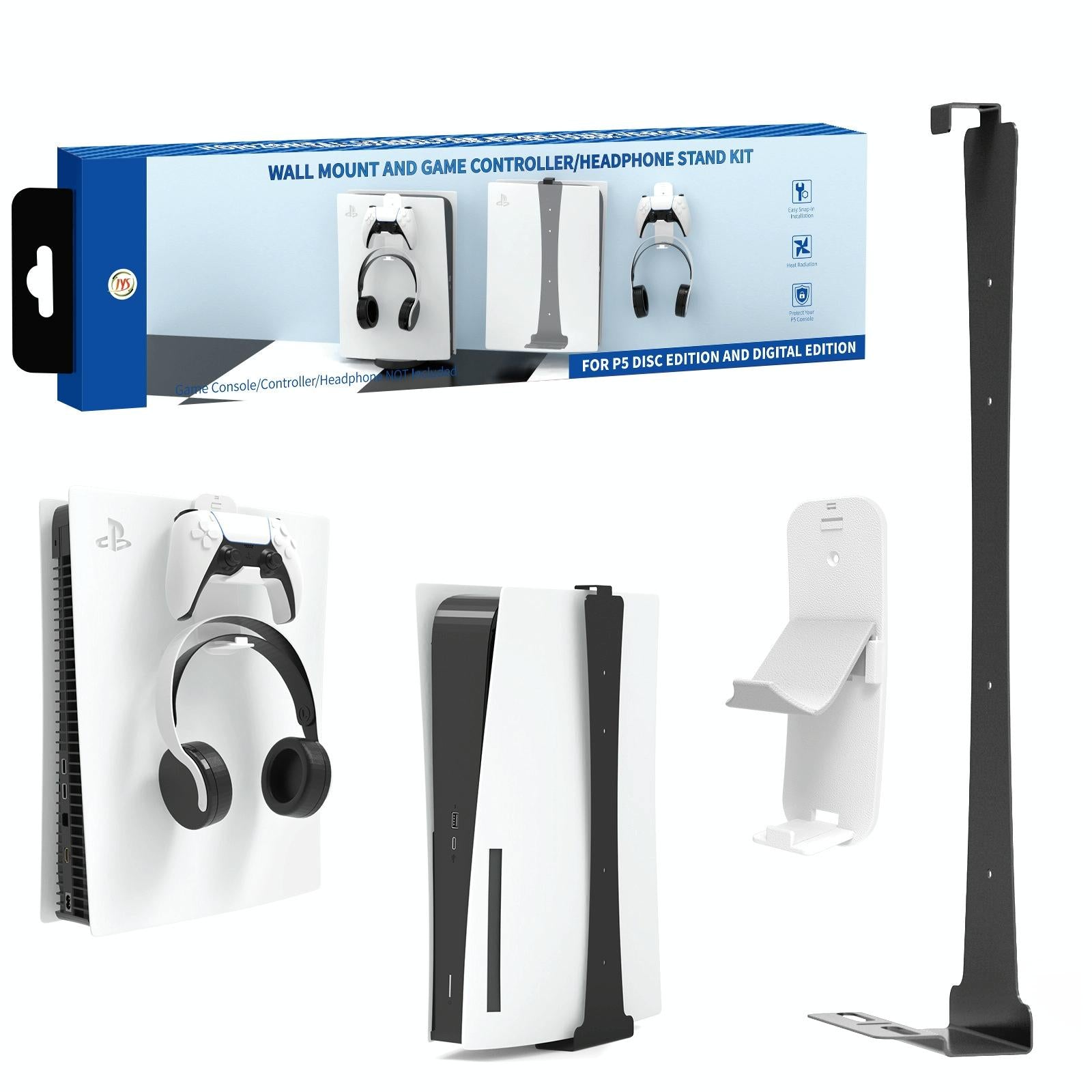 Wall Bracket Storage Hook For Ps5 Game Console 8