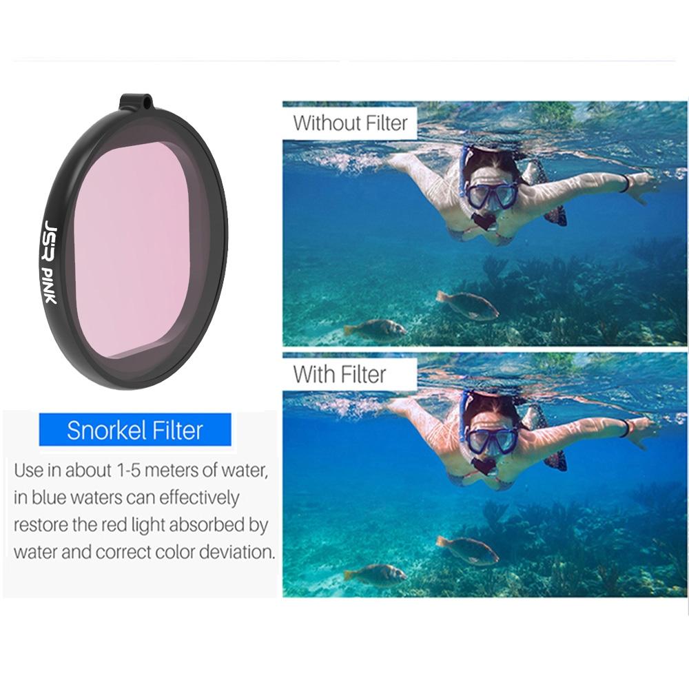 3-in-1 Round Diving Lens Filter for Gopro Hero8 4